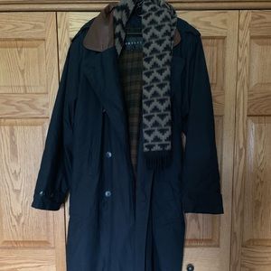 Navy Men's Trench Coat